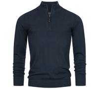 Pull en tricot Indicode pour hommes pull gore col montant fermeture éclair tr...