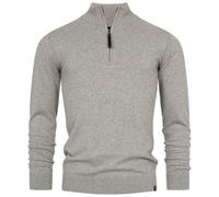 Pull en tricot Indicode pour hommes pull gore col montant fermeture éclair tr...