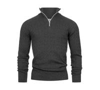 Pull en tricot Kronstadt pour hommes KSCable demi-fermeture éclair pull pour ...