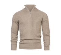Pull en tricot Kronstadt pour hommes KSCable demi-fermeture éclair pull pour ...