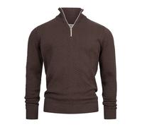 Pull en tricot Kronstadt pour hommes KSCarlo pull demi-fermeture éclair pull ...