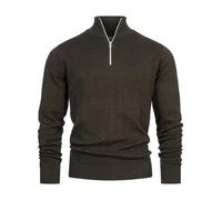 Pull en tricot Kronstadt pour hommes KSCarlo pull demi-fermeture éclair pull ...