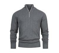 Pull en tricot Kronstadt pour hommes KSCarlo pull demi-fermeture éclair pull ...