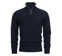Pull en tricot Kronstadt pour hommes KSDorsey demi-zip pull zippé pour hommes