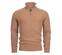 Pull en tricot Kronstadt pour hommes KSDorsey demi-zip pull zippé pour hommes