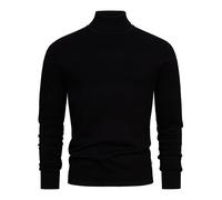 Pull en tricot Kronstadt pour hommes KSFisker-col roulé pull en tricot fin po...