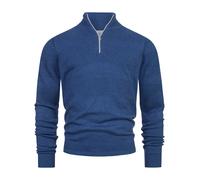 Pull en tricot Kronstadt pour hommes KSHannes Half Zip pull pour hommes zippé