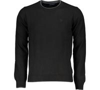 Pull en tricot noir pour hommes : élégant, durable, riche en détails, taille : XL Couleur : Nero