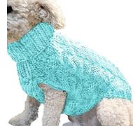 Pull en tricot pour chien - Chaud d'hiver - Crochet épais - Vêtements pour petits, moyens et grands amis à quatre pattes, chiots et chats (A, XL)