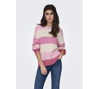 Pull en tricot pour femme ONLY avec col rond et manches longues, Épaules basses,