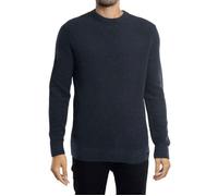 Pull En Tricot Texturé - Superdry - Homme - Bleu XXL