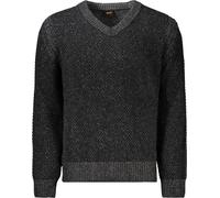 Pull en V avec détails contrastés et logo Boss 50523562KOLAR : Taille - S Taille : S
