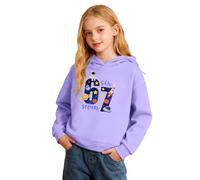 Pull Enfant 6 7 - Ensemble Complet Sweat-Shirt à Capuche et Pantalon de Jogging pour Fille - Tenue Confortable Scolaire et Loisirs