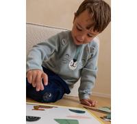 Pull enfant en tricot oscar ecru 5A