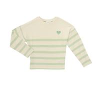 NAME IT Pull-over 'NKFLine' vert pastel / blanc, Taille 116
