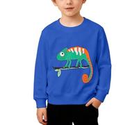 Pull Enfant Garcon 10 Ans - Haut Décontracté À Manches Longues pour Filles avec Imprimé Nœud Papillon Col Rond Sweat-Shirt Doux en Mélange À Enfiler Idéal pour Jouer Et Aller (Blue 9-10 Years)