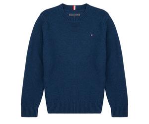 Pull enfant garcons Tommy Hilfiger LAMBSWOOL CN SWEATER Marine 6 ans