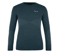 Salewa Zebru Med Warm Alpine Merino Responsive Long Sleeve T-shirt Bleu 5-6 Years Fille