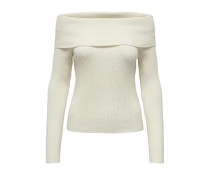 Pull épaule décolletée femme Only Katia Blanc S