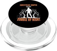 Pull équestre par Day Zombie by Night Show Jumping PopSockets PopGrip pour MagSafe