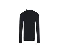 Pull femme ARMEDANGELS Alaania - Noir - Col roulé - Manches longues - 100% coton biologique L
