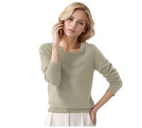 Pull Femme Automne Hiver Chaud Chic et Élégant Pull Fin Femme Manche Longue Col Rond Demi Saison Pullover Femme Tricoté Basic Doux Chandail Femme Leger Simple Uni Vintage