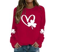 Pull Femme Automne Sweatshirt Sans Capuche Pull Manches Longues Sweatshirt avec Inscription « God is Greater Than The Highs and Lows » pour Femme Manches Longues Graphique, rouge, XL