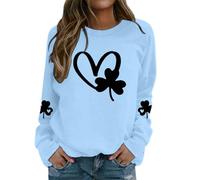 Pull Femme Automne Sweatshirt Sans Capuche Pull Manches Longues Sweatshirt avec Inscription « God is Greater Than The Highs and Lows » pour Femme Manches Longues Graphique, bleu clair, S