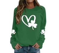 Pull Femme Automne Sweatshirt Sans Capuche Pull Manches Longues Sweatshirt avec Inscription « God is Greater Than The Highs and Lows » pour Femme Manches Longues Graphique, vert, XL