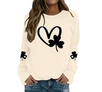 Pull Femme Automne Sweatshirt Sans Capuche Pull Manches Longues Sweatshirt avec Inscription « God is Greater Than The Highs and Lows » pour Femme Manches Longues Graphique, beige, XL