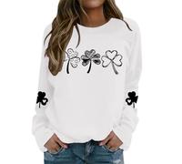 Pull Femme Automne Sweatshirt Sans Capuche Pull Manches Longues Sweatshirt avec Inscription « God is Greater Than The Highs and Lows » pour Femme Manches Longues Graphique, Blanc., XXL