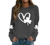 Pull Femme Automne Sweatshirt Sans Capuche Pull Manches Longues Sweatshirt avec Inscription « God is Greater Than The Highs and Lows » pour Femme Manches Longues Graphique, gris foncé, M