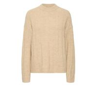 b.young BYOMEA Pull en tricot épais pour femme Coupe ample, Mélange d'humus (1513041), M