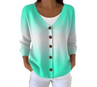 Pull Femme Chic et Elegant Hiver Cardigan Ruban Rose Cancer du Sein Sweat Automne Gilets Manche Longue Cachemire Hiver Pulls en Tricot Leger Grande Taille Sweatshirts Bouton Ouvert Blouson Sweater