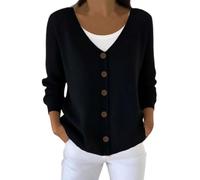 Pull Femme Chic et Elegant Hiver Cardigan Ruban Rose Cancer du Sein Sweat Automne Gilets Manche Longue Cachemire Hiver Pulls en Tricot Leger Grande Taille Sweatshirts Bouton Ouvert Blouson Sweater