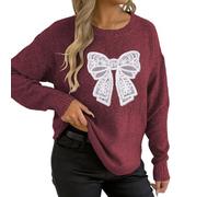 Pull Femme Chic Et Elegant Pulls Femme Pull Col Rond Vetement Hiver Bleu Marine Long Grande Taille Cheminée Coton Pour Vêtements Laine Noir Gaufré Vetements Sexy 6Xl En Cachemire V Chenille Vêtement