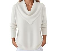 Pull Femme Col V Pull Camionneur Pulls Haut Asymétrique Cachemir Acrylique Strass Grand Boutons Un Ethnique Manga Electrique Transparents Originale Surf Zippés Smoking Oui
