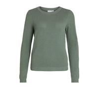Pull femme doux en tricot motif structuré avec col rond VILA