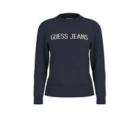 Guess - Pull Bleu avec Logo Frontal - Femme - Pulls - Bleu - Taille: 38 FR