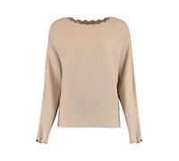 Pull femme HAILYS manches longues décontracté design côtelé col rond ondulé conf