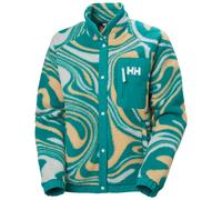 Polaire Helly Hansen Imperial Printed Pile Snap vert jaune blanc femme - S