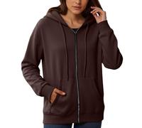 Pull Femme Hiver Chaud chicHoodie à Capuche Graphique Floral Rose pour Femme - Style Urbain Japonais Tendance et Streetwear pour Un Daily Wear Polyvalent (White, L)