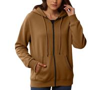 Pull Femme Hiver chaudHoodie à Capuche Graphique Floral Rose pour Femme - Style Urbain Japonais Tendance et Streetwear pour Un Daily Wear Polyvalent (Red, S)