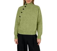 Pull Femme Hiver éLéGant,Pull en à Col Montant Coupe Ample Manches Longues Doux Et Confortable IdéAl pour Les Tenues DéContractéEs Et Quotidiennes.