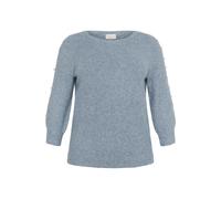 Pull femme KAFFE Curve Letty Bleu XL