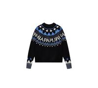 Napapijri Pull femme D‑Fiames Noir Taille L
