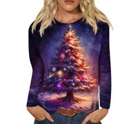 Pull Femme Noel Chic Rennes Renne Women Drole Sweat Paillettes Sweat Noël Femme Noël Sexy 'de Col V Pulls Pull Pilou-Pilou Col Cerf Sequins Sweater XL