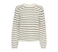 Only Onlbase L/S O-Neck KNT Noos Pull pour Femme, Jet Stream/Rayures : Noir, XS