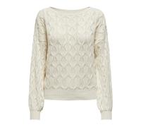 Only Pull ONLBRYNN Life Structure manches longues tricot Noos Cloud Dancer taille XS femme
