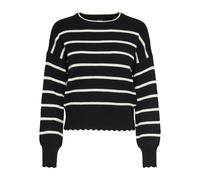 ONLY Pull-over 'ONLibi' noir / blanc, Taille M